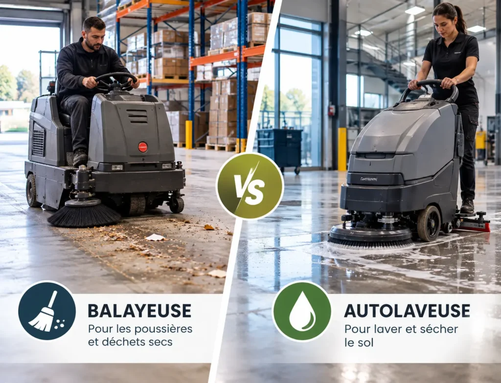 MVR Sud Ouest - Autolaveuses ou balayeuses : quelle machine choisir pour vos locaux professionnels ?