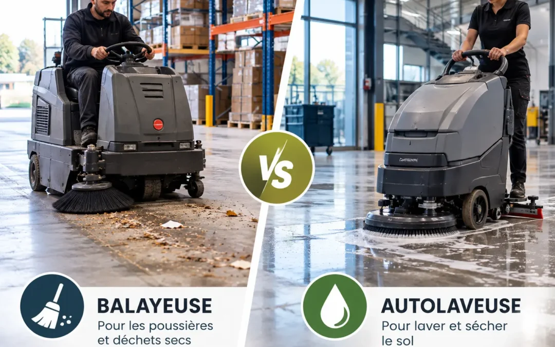 Autolaveuses ou balayeuses : quelle machine choisir pour vos locaux professionnels ?